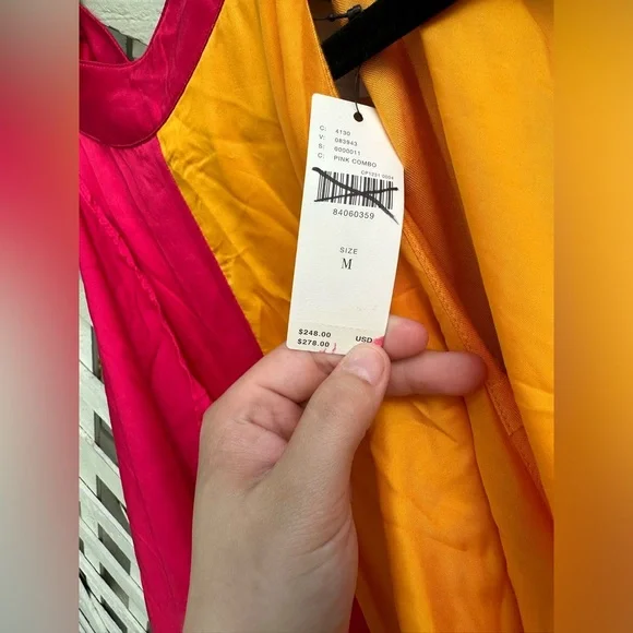 COPY - Anthropologie Pinnacle by Shruti Sancheti Mock-Neck Colorblock Ruffle …